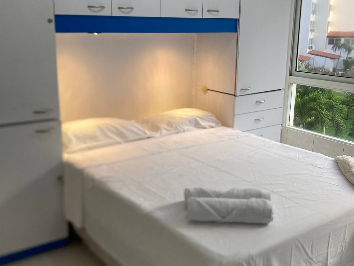 Habitación preparada para recibir huéspedes
